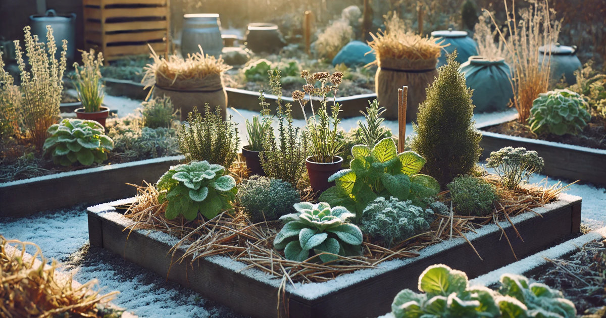 Winterharte Kräuter: Diese Pflanzen überstehen den Frost – Tipps für einen frostfesten Kräutergarten