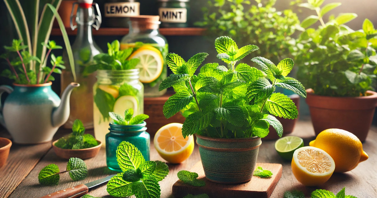 Zitronenmelisse und Minze: Frische für Tee und Cocktails – Aromatische Kräuter für den Garten und die Küche